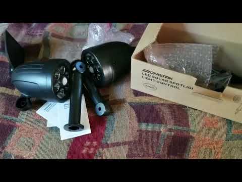 Zeonetak LED solar spotlight