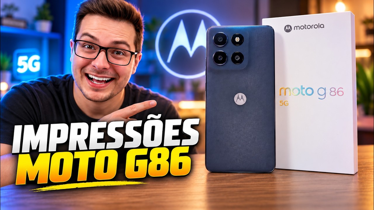 MOTO G86: A MOTOROLA ACERTOU de NOVO?!
