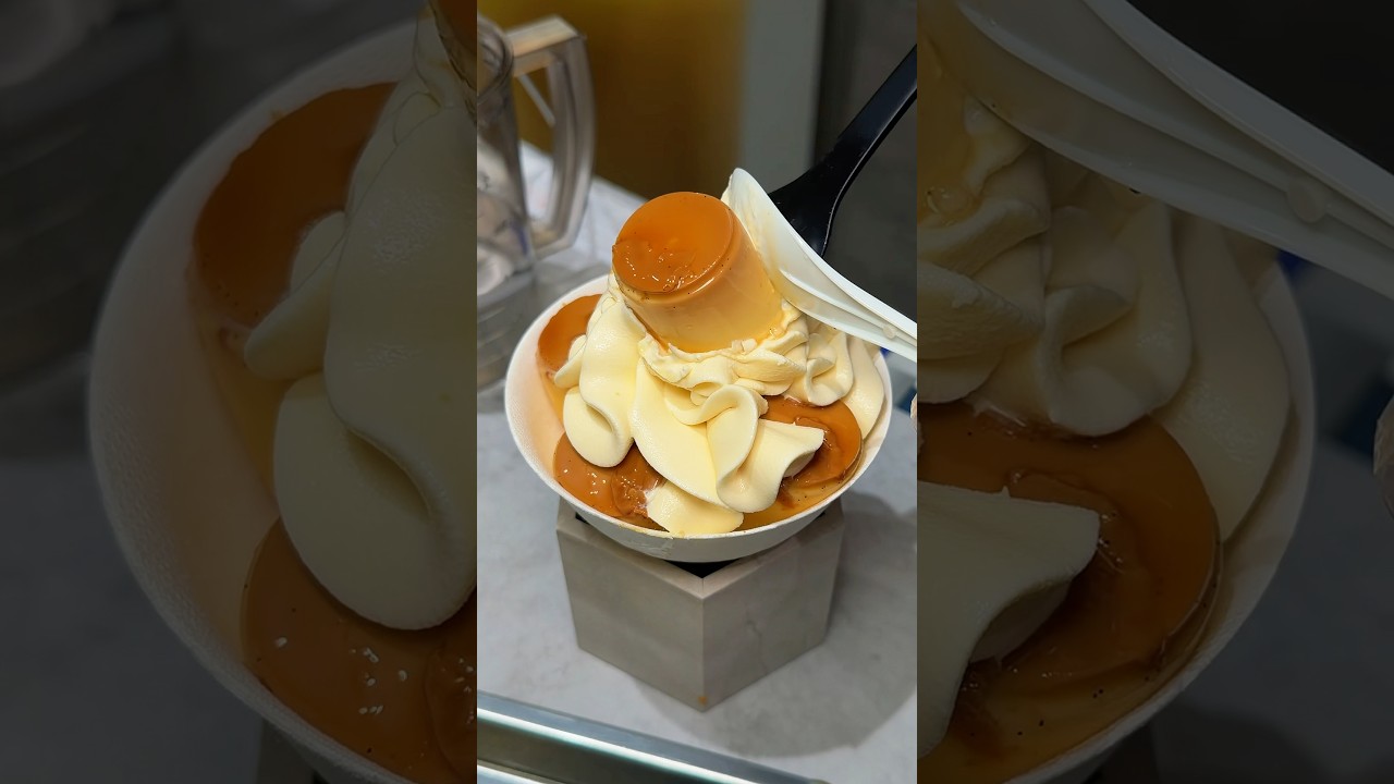 東京名物！-8°Cプリンアイスクリーム #japanesefood