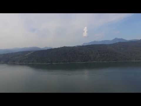 Lacul Izvorul Muntelui - Filmare aeriana