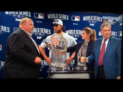 Rikk Wilde   Chevy World Series MVP Trophy Fox Postgame