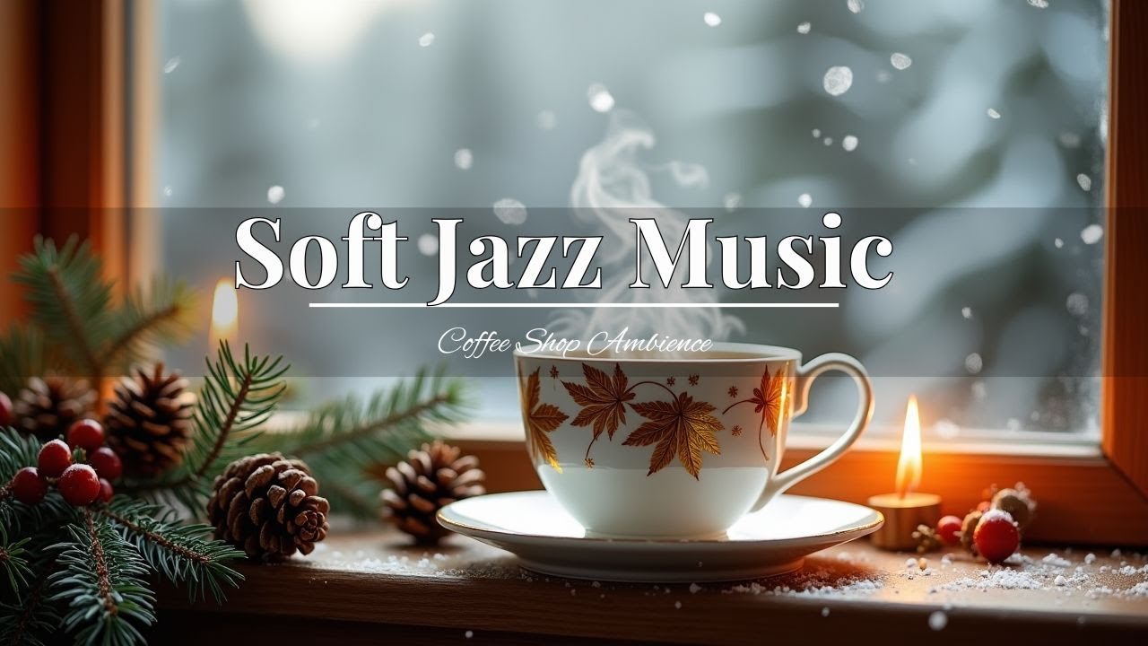 Soft Jazz Music for Study,Work,Focus ☕ Cozy Night Cafe Shop ~ Relaxing Jazz Instrumental Music