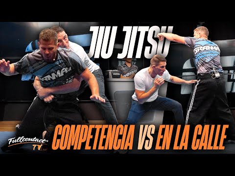 🔥JIU JITSU: COMPETENCIA🆚LA CALLE con Luciano Correa | Full Contact TV