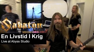 Sabaton - En Livstid i Krig Studio Recording Live 2015