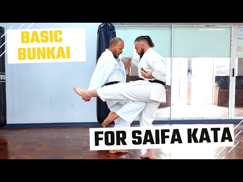 Basic Saifa bunkai for grading (Goju Ryu)