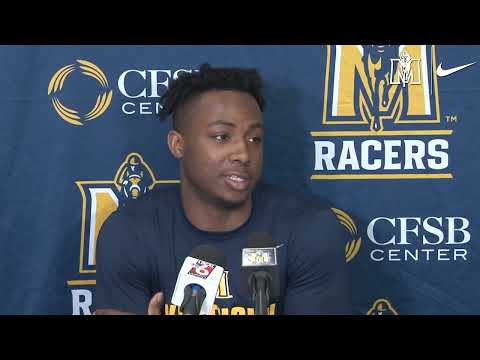 Racers Men's Basketball | Trae Hannibal Postgame Press Conference | 1-20-2022