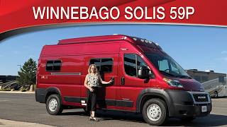 A preview image of the linked video showcasing 2023 Winnebago Solis 59P