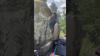 Video thumbnail of Wild Pack of Family Dogs, V6. Lake Tahoe