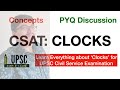 UPSC CSAT PYQs Clocks UPSC Prelims 2023 Csat Csatpyq Upsccsat