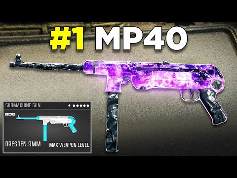 new MP40 is *BROKEN* in Warzone! 😍 (Best Dresden 9mm Class Setup)