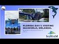 Florida Day 1 Visiting Seaworld Orlando Breakfast At Dennys Dinner At Millers