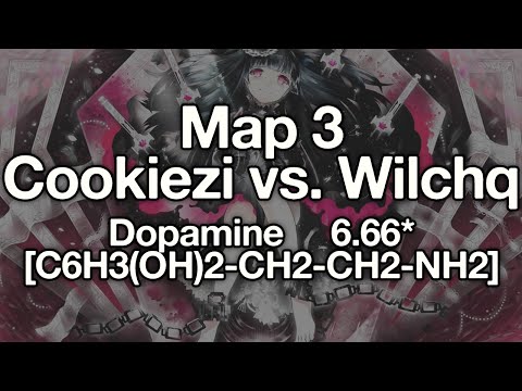 Multiplayer: Cookiezi vs. Wilchq | Map 3: Dopamine [C6H3(OH)2-CH2-CH2-NH2]