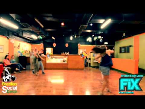 Zouk Demo Arthur & Aiste Jonny & Julia after class at FIX London