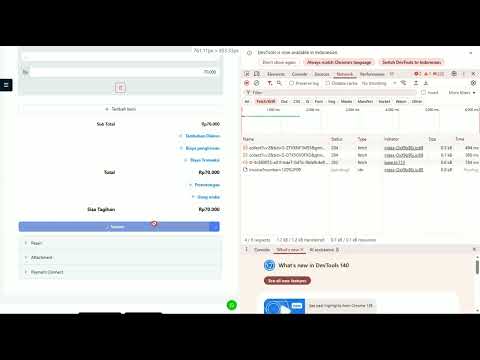 Cara Melihat Endpoint dan Paramater saat Membuat Tagihan Baru