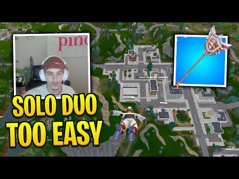 What happens when Pinq landing Tilted Towers in Reload Solo Duo