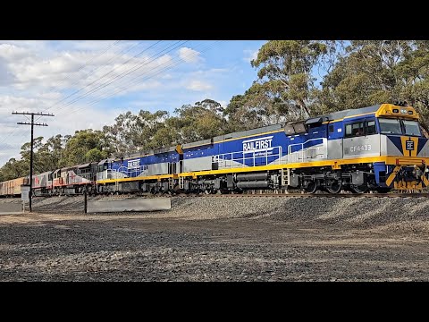 1PM9 SCT up "Dark Ghost" (CF, CF, SCT, CSR), Forrestfield to Laverton, 1805, 8/1/25, Deep Lead VIC