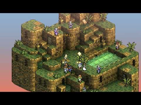 Tactics Ogre: LUCT - 191 Ch 4 (Chaos) #122 Miss 15 Hanging Gardens (Eden) 09 Hold high your cups