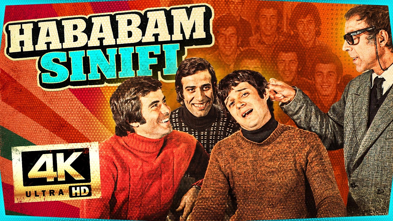 Hababam Sınıfı - RESTORASYONLU 4K FULL | (Kemal Sunal, Halit Akçatepe, Tarık Akan, Münir Özkul)