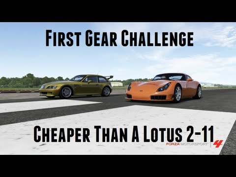 First Gear Challenge - Cheaper Than A Lotus 2-11 (Forza 4)