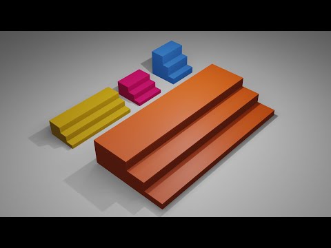 Stairs and Steps in Blender| Day 248 of Blender