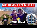 Finally @MrBeast came to Nepal and made a hospital in rural area