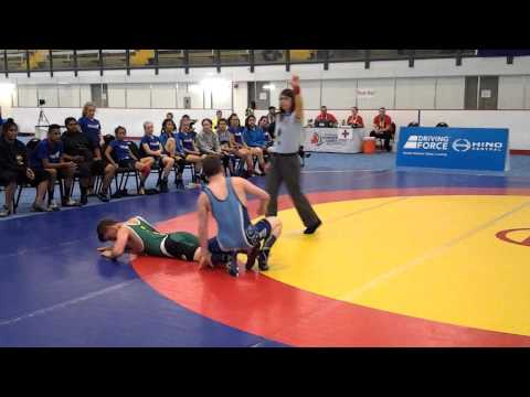 2015 Western Canada Summer Games: 69 kg Aaron Badovinac (BC) vs. Joshua Guthrie (SK)