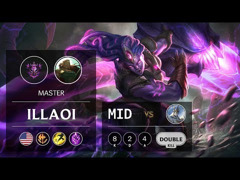 Illaoi Mid vs Galio - NA Master Patch 9.19