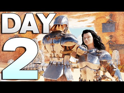 Defending my OP Custom Cave on Day 2! - ARK