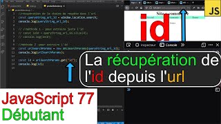 JavaScript77-Récupération id depuis l&#39;url-extraction id depuis la chaîne de requête-query string