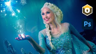 Optics 2022 Particle Illusion tutorial - April as Elsa #Nucly