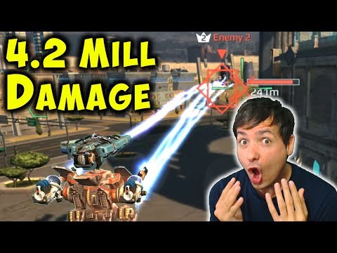Manni's Hangar 4.2 Million Damage Match - War Robots Gameplay WR