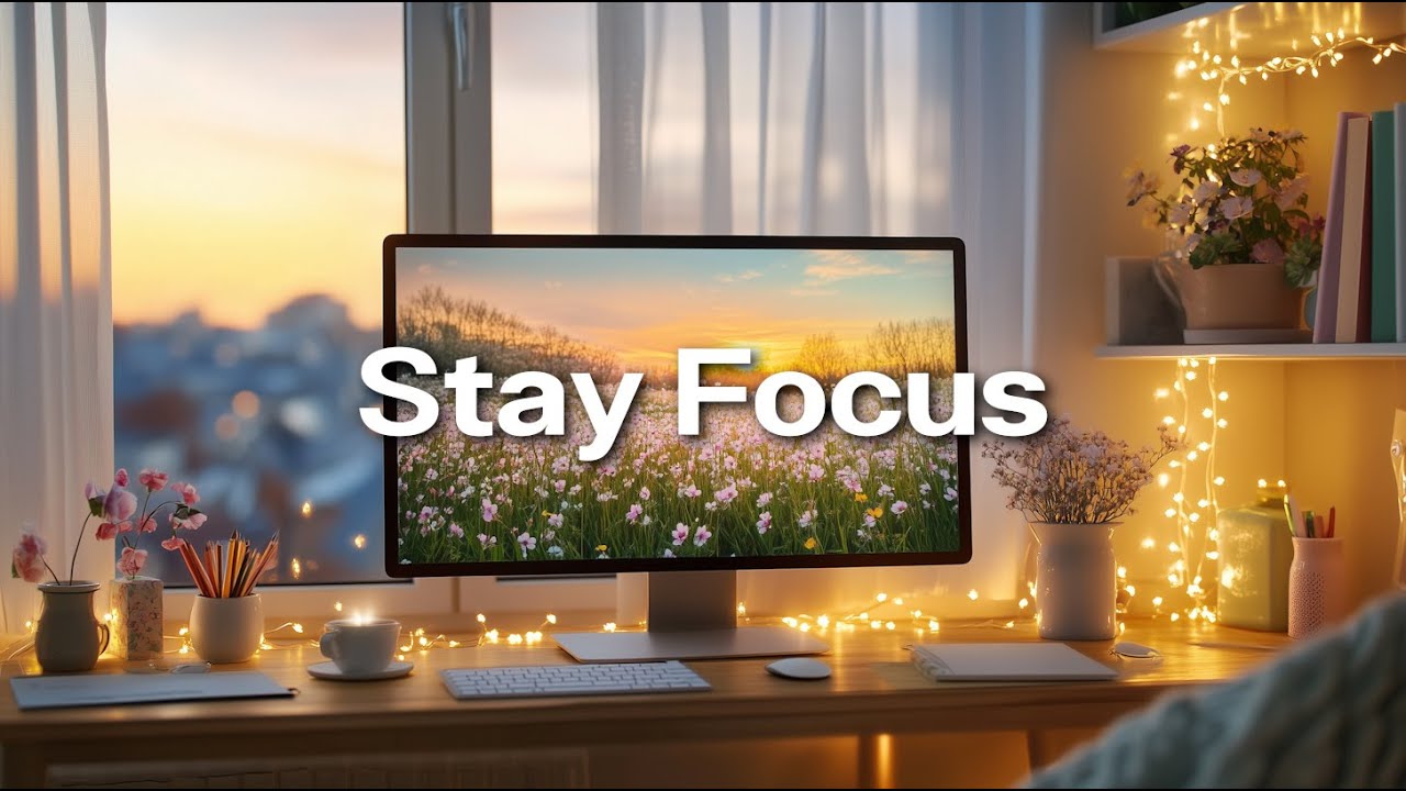 [NO ADS] Stay Focus with 50/10 Pomodoro Timer 🍊 Warm Lofi Beats & Calm Atmosphere 📝Work, Study