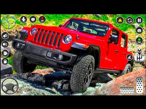 4x4 Offroad suv driving simulator-Jeep mud challenge mountain drive#androidgameplay#3