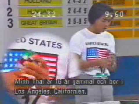 Minh Thai's 1st World Record 1982 Rubik's Cube championship