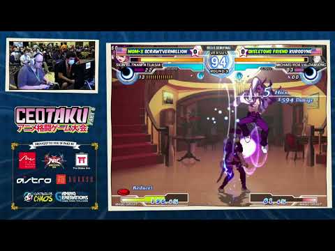CEOTaku 2022 MBAACC Top 8 - SKELETONS FRIEND KURODTNE vs MOM3 SCRAWTVERMILLION