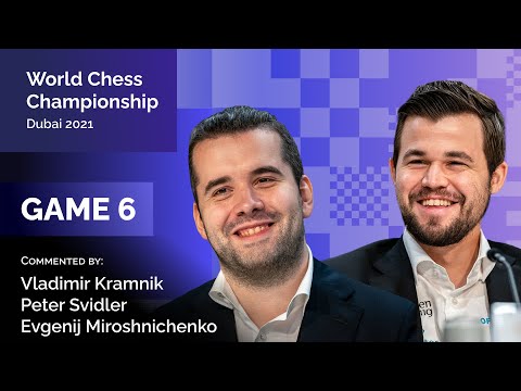 Carlsen - Nepomniachtchi | Game 6 | Kramnik, Svidler, Miroschnichenko | World Chess Championship
