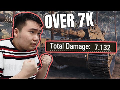 KING TIGER - Over 7,000 Damage Under 2 Minutes!