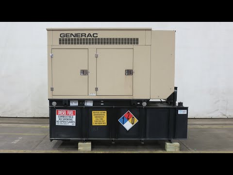 Generac SD0048 48 kW diesel generator John Deere 4042HF285B engine 411 Hrs, Yr 2008 - CSDG # 3628