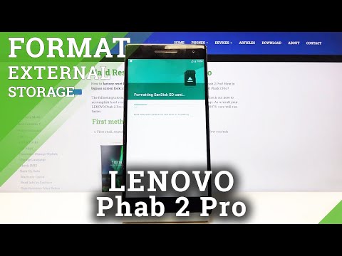 How to Restore SD Memory in Lenovo Phab 2 Pro - Format SD Card