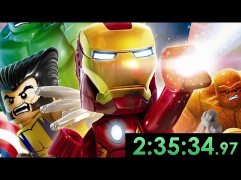 Lego Marvel Super Heroes speedruns are very broken