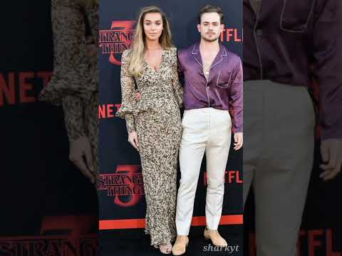 Stranger things real life partners #shorts #strangerthings #sadiesink #milliebobbybrown