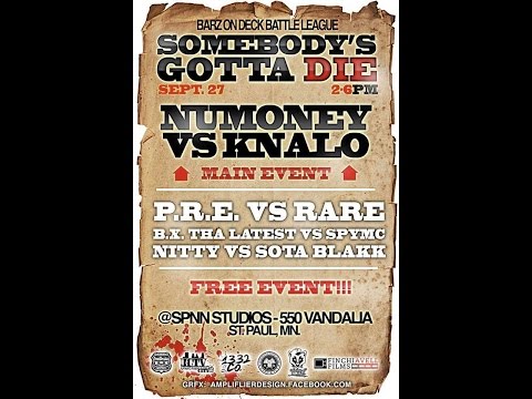 BarzOnDeck Presents "Somebody Gotta Die" Bxthalatest Vs SpyMc