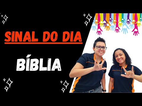 Como se diz BÍBLIA em LIBRAS