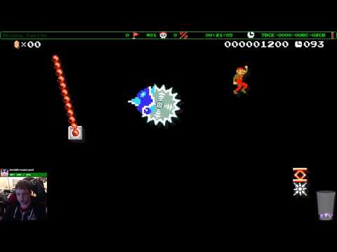 Super Mario Maker - The worst boss fight ever in old 2015 0% level