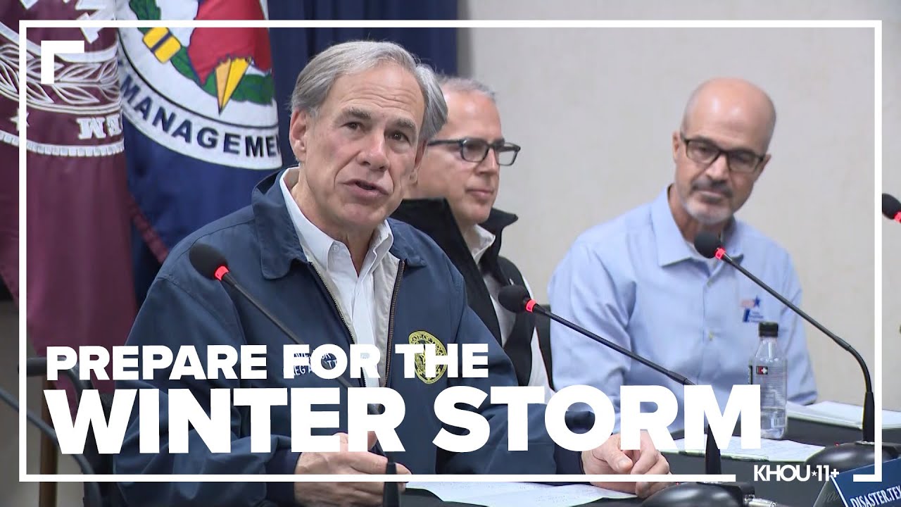 Gov. Greg Abbott gives update on the state's winter storm preparations
