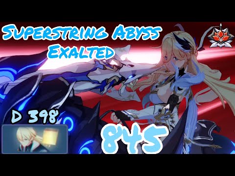 [Honkai Impact 3 SEA]Superstring Abyss Exalted RedLotus Otto Apocalypse D398 845 (PE HoS SnS BE *4)