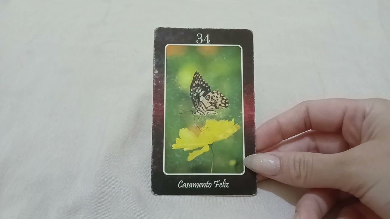 Explicação carta n.34 (Casamento feliz) Baralho de Maria mulambo