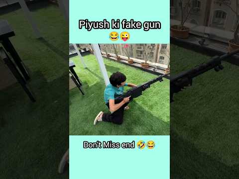 Piyush ki fake gun hai 😂😂 ll Sourav Joshi vlogs ll #youtubeshorts #shorts