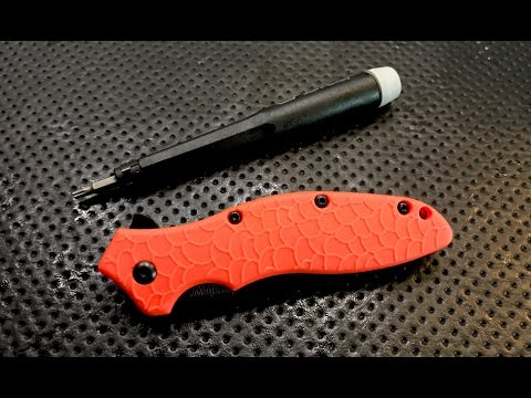 How to disassemble and maintain the Kershaw Oso Sweet Pocketknife