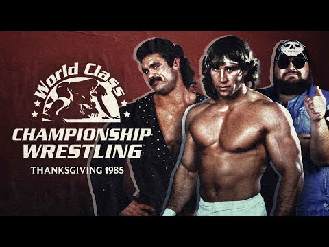 FULL EVENT: WCCW Thanksgiving Star Wars 1985 | Von Erichs vs. Adams & Hernandez; Rick Rude and MORE